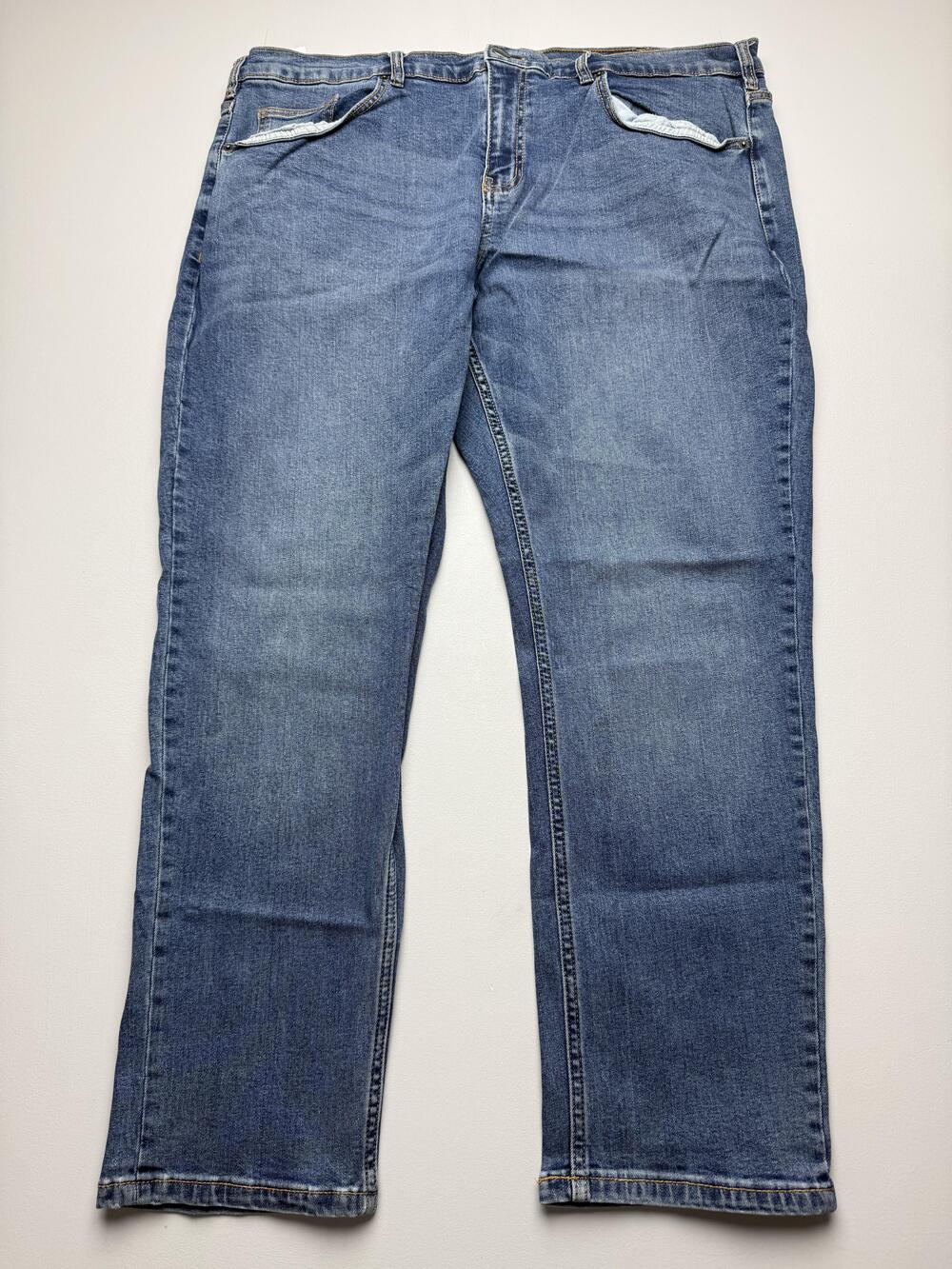 Perry Ellis America Jeans Mens 40x30 Med Wash Denim Regular Straight Stretch